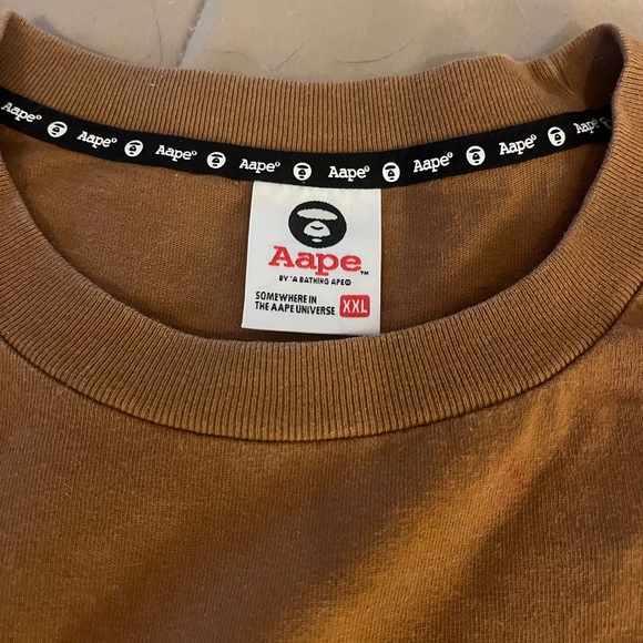 Aape long sleeved Brien tee shirt in XXL. Worn once - Picture 3 of 3